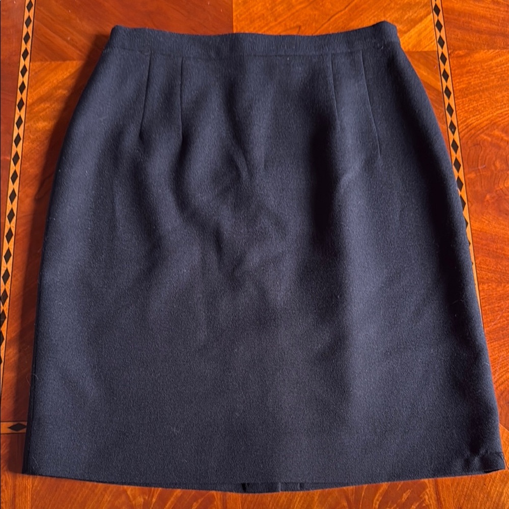 Talbots Elegant Black Pencil Skirt